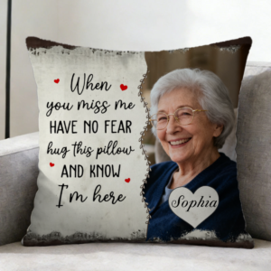 Personalized Custom Photo Throw Pillow,