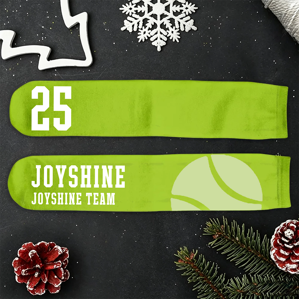 Custom Name Tennis Crew Socks – Personalized Gift for Fans & Players